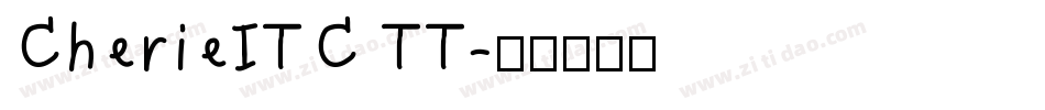 CherieITC TT字体转换